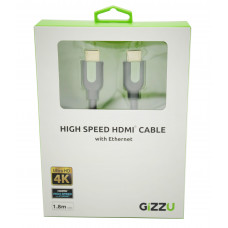 GIZZU High Speed V2.0 HDMI 1.8m Cable with Ethernet