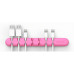 Orico 7 Slot Desktop Cable Management - Pink