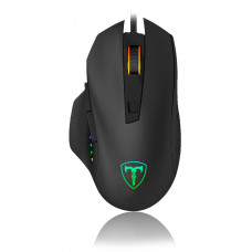 T-Dagger Warrant-Officer 4800DPI 6 Button|180cm Cable|Ergo-Design|RGB Backlit Gaming Mouse - Black/Red