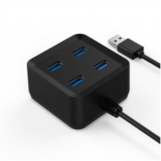 Orico 4 Port USB3.0 Ultra-Mini Hub - Black