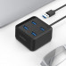 Orico 4 Port USB3.0 Ultra-Mini Hub - Black