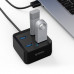 Orico 4 Port USB3.0 Ultra-Mini Hub - Black