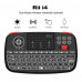 Rii Wireless QWERTY Backlit Gamepad Touchpad|Keyboard|Bumpers|Scroll Wheel - Black