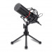 Redragon Cardioid USB Gaming Mic and Tripod - Black