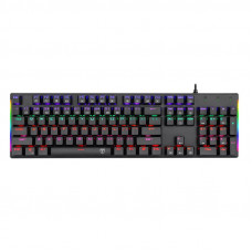 T-DAGGER Naxos Rainbow Colour Lighting|150cm Cable|Mechanical Gaming Keyboard - Black