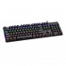 T-DAGGER Naxos Rainbow Colour Lighting|150cm Cable|Mechanical Gaming Keyboard - Black