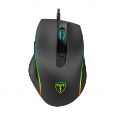 T-Dagger Recruit 2 3200DPI|6 Button| 180cm Cable|RGB Blacklit Gaming Mouse - Black