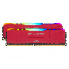 Ballistix RGB 32GBKit (2x16GB) DDR4 3200MHz Desktop Gaming Memory - Red