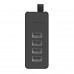 Orico 4 Port USB2.0 Hub Black|Micro USB Power Adapter Not Included - Black