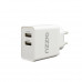 GIZZU Wall Charger Dual USB Port 3.4A - White