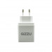 GIZZU Wall Charger Dual USB Port 3.4A - White