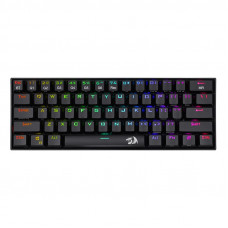 Redragon DRACONIC Mechanical 61 Key|Bluetooth 5.0|RGB 9 Colour Modes|Rechargable Battery|Type-C Charging Cable Gaming Keyboard - Black