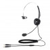 Calltel T400 Mono-Ear Noise-Cancelling Headset - Dual 3.5mm Jacks