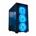 Redragon DAIMONDSTORM Pro Tempered Glass Front/Side|3 x RGB Fan|ATX/Micro ATX - Black